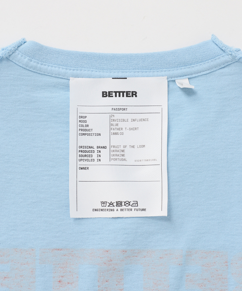 AP STUDIO(エーピーストゥディオ)の「【BETTTER/ベター】FATHER T-SHIRT(Tシャツ/カットソー・レディース・ライトブルー・FREE)」の10枚目の写真