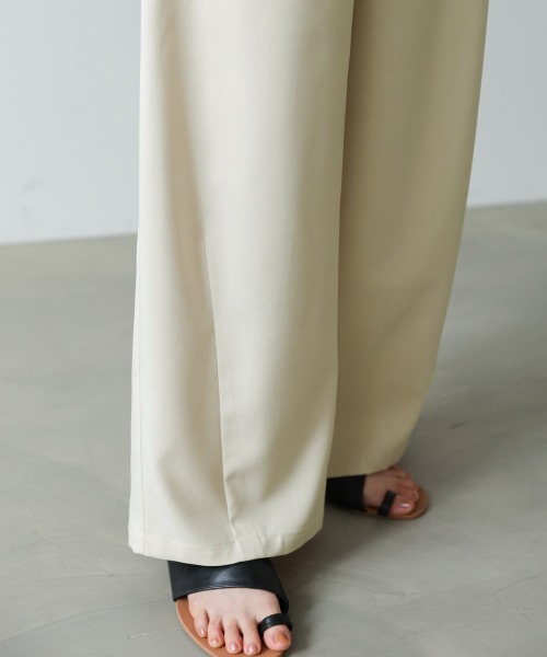 Bab(バブ)の「コード刺しゅうカーブパンツ(その他パンツ・レディース・ベージュ/チャコールグレー・M)」の21枚目の写真