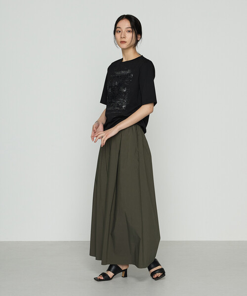 Gabardine K.T(ギャバジンケーティー)の「タイプライター キュロットパンツ(その他パンツ・レディース・ダークブラウン/ブラック・9号)」の8枚目の写真