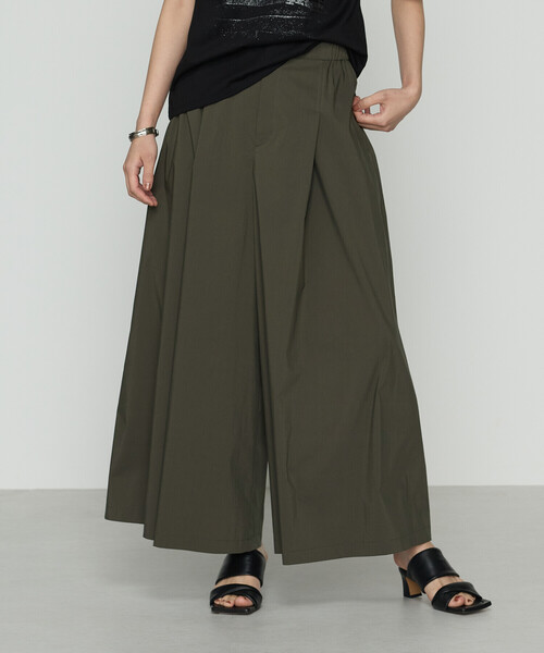 Gabardine K.T(ギャバジンケーティー)の「タイプライター キュロットパンツ(その他パンツ・レディース・ダークブラウン/ブラック・9号)」の9枚目の写真