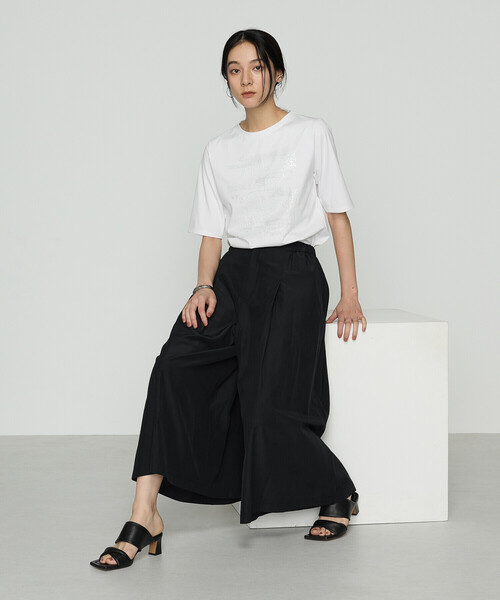 Gabardine K.T(ギャバジンケーティー)の「タイプライター キュロットパンツ(その他パンツ・レディース・ダークブラウン/ブラック・9号)」の21枚目の写真