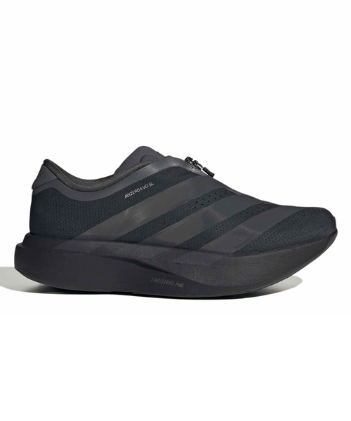 adidas（アディダス）の「adidas adizero Evo SL ZIP-UP W / アディダス アディゼロ EVO SL ジップアップ W（スニーカー・レディース・ブラック・23.0cm/23.5cm/24.0cm/24.5cm/25.0cm）」の5枚目の写真