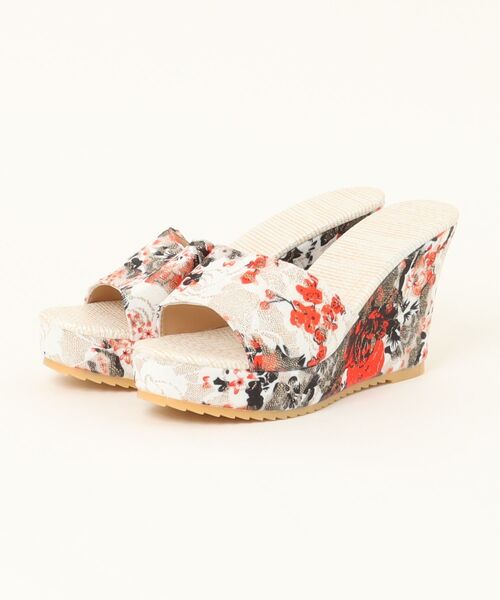 IMARI(イマリ)の「【 IMARI / イマリ 】 オリエンタル フラワー 厚底 サンダル(サンダル・レディース・レッド/ブルー・M/L)」の14枚目の写真