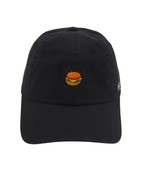 AMERICAN NEEDLE(アメリカンニードル)の「Ballpark Micro Logo - Cheeseburger(キャップ・メンズ・ブラック・ONE SIZE)」の3枚目の写真