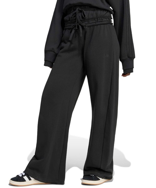 adidas(アディダス)の「adidas SST DOUBLE WAISTED PANT / アディダス SST ダブル ウエスト パンツ(その他パンツ・レディース・ブラック・S/M/L)」の1枚目の写真
