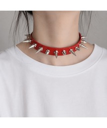 Bling Leads（ブリングリーズ）の「【Bls】【ZA】【Bling Leads】パンクスタッズ チョーカー（チョーカー）」