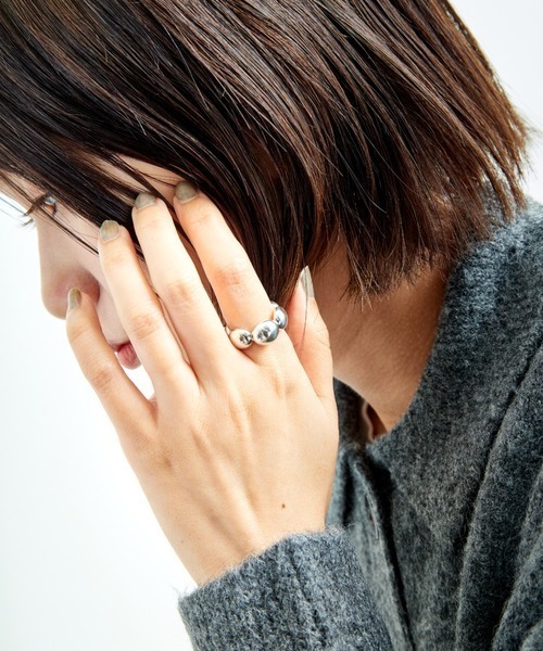 PHILIPPE AUDIBERT（フィリップ オーディベール）の「[PHILIPPE AUDIBERT/フィリップ オーディベール] BAGUE LIAAIE LATION シルバーリング（リング・レディース・シルバー・ONE SIZE）」の6枚目の写真