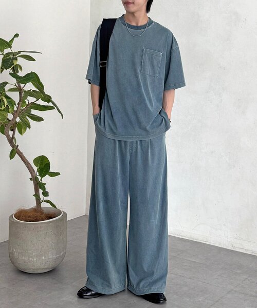 CPCM（シーピーシーエム）の「【セットアップ可】冷感カットデニムパンツ（その他パンツ・メンズ・ブルー/ネイビー/ブラック・MEDIUM/SMALL/LARGE）」の16枚目の写真