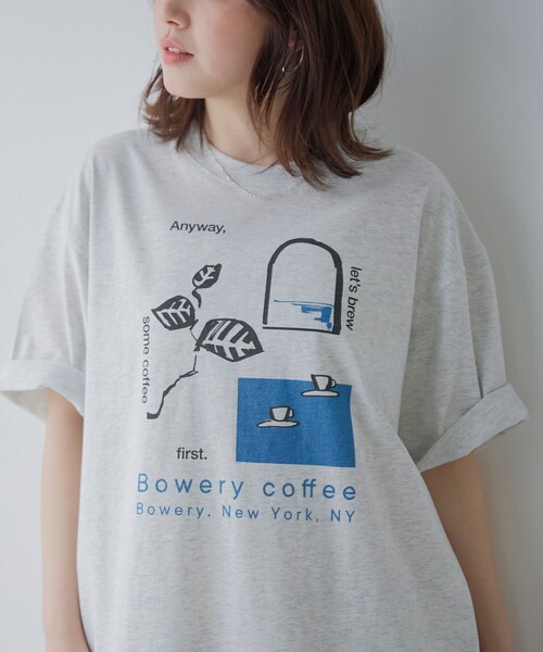 coen（コーエン）の「AllenA（アレンエー）別注アソートアートプリント半袖Tシャツ（Tシャツ/カットソー・メンズ・ホワイト/ダークグレー/ライトグレー・XL/L/M/S）」の2枚目の写真