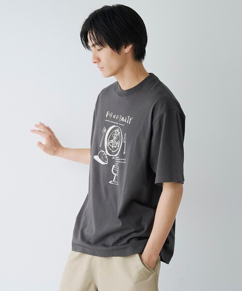 coen（コーエン）の「AllenA（アレンエー）別注アソートアートプリント半袖Tシャツ（Tシャツ/カットソー・メンズ・ホワイト/ダークグレー/ライトグレー・XL/L/M/S）」の13枚目の写真