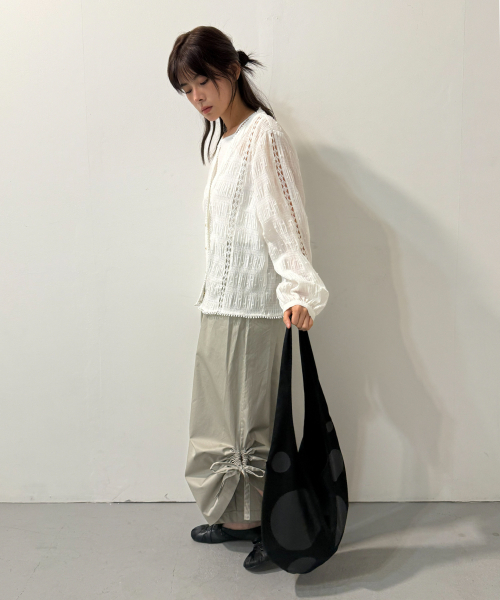 Salad bowls（サラダボール）の「FIG DOT BAG [BLACK]（ショルダーバッグ・レディース・ブラック・FREE）」の10枚目の写真