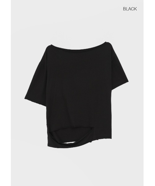 BLACKUP（ブラックアップ）の「[MADE] ティッツティーカットアウトオフショルダー半袖Tシャツ（Tシャツ/カットソー・レディース・ホワイト/ブラック/ミント・FREE）」の16枚目の写真