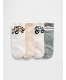 GAP | ブラナンベア&ストライプ ソックス 4足セット (幼児・ベビー)(ソックス/靴下)