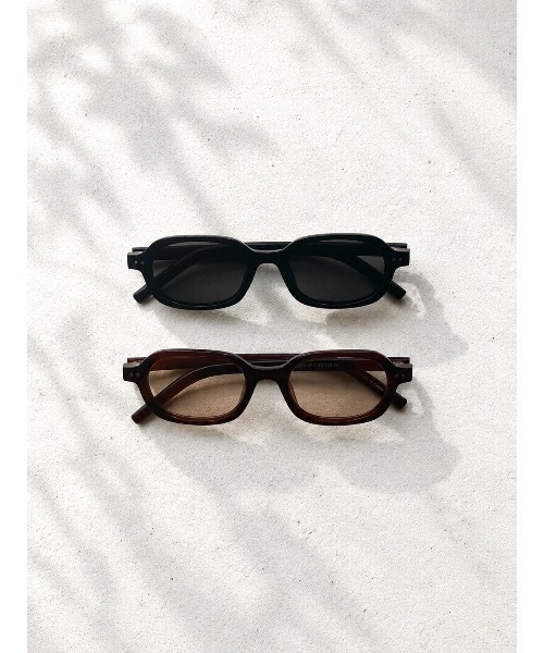Marient(マリエント)の「Nuance Square Sunglasses / ニュアンススクエアサングラス(サングラス・レディース・ブラック/ブラウン・FREE)」の6枚目の写真