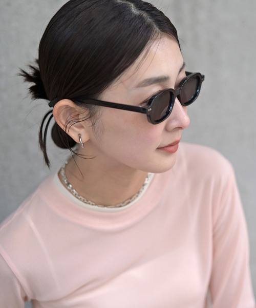 Marient(マリエント)の「Nuance Square Sunglasses / ニュアンススクエアサングラス(サングラス・レディース・ブラック/ブラウン・FREE)」の16枚目の写真