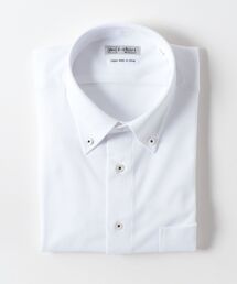 Super Beauty ホワイト 長袖シャツ 42 冷感/完全ノーアイロン】長袖アイシャツ【アイスセンサー】シャドー