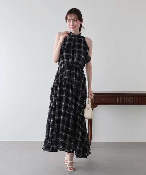 BLUEEAST(ブルーイースト)の「《2サイズ展開》アメスリ 2WAYリボンタイワンピース(ワンピース・レディース・ブラック/ホワイト・MEDIUM/LARGE)」の14枚目の写真