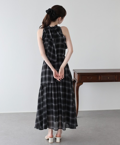 BLUEEAST(ブルーイースト)の「《2サイズ展開》アメスリ 2WAYリボンタイワンピース(ワンピース・レディース・ブラック/ホワイト・MEDIUM/LARGE)」の18枚目の写真