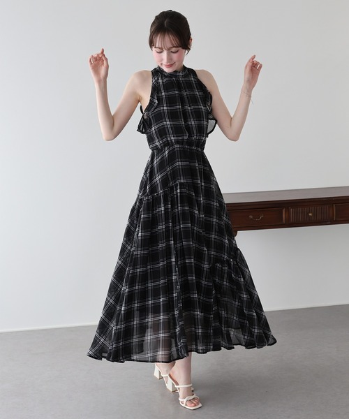 BLUEEAST(ブルーイースト)の「《2サイズ展開》アメスリ 2WAYリボンタイワンピース(ワンピース・レディース・ブラック/ホワイト・MEDIUM/LARGE)」の15枚目の写真