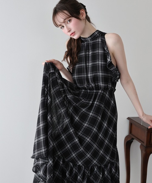 BLUEEAST(ブルーイースト)の「《2サイズ展開》アメスリ 2WAYリボンタイワンピース(ワンピース・レディース・ブラック/ホワイト・MEDIUM/LARGE)」の21枚目の写真