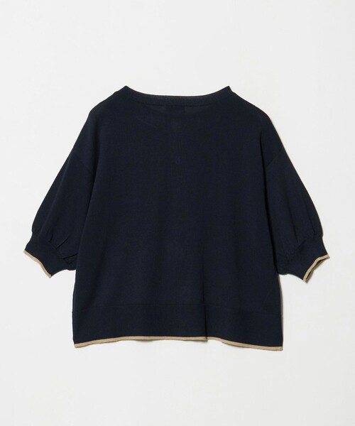 A DAY IN THE LIFE UNITED ARROWS(アデイインザライフユナイテッドアローズ)の「ヘムライン ショートスリーブカーディガン ‐ウォッシャブル‐<A DAY IN THE LIFE>(ニット/セーター・レディース・ネイビー/ナチュラル/ベージュ/ブラウン系・FREE)」の11枚目の写真