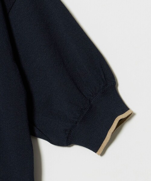 A DAY IN THE LIFE UNITED ARROWS(アデイインザライフユナイテッドアローズ)の「ヘムライン ショートスリーブカーディガン ‐ウォッシャブル‐<A DAY IN THE LIFE>(ニット/セーター・レディース・ネイビー/ナチュラル/ベージュ/ブラウン系・FREE)」の13枚目の写真