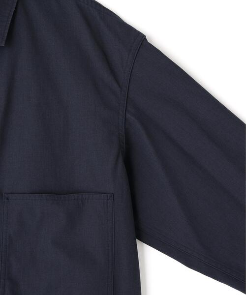 YLEVE（イレーヴ）の「Ｙ / ORGANIC COTTON / RECYCLE POLYESTER TWILL BLOUSON（ブルゾン・メンズ・ホワイト/ネイビー・4/1）」の9枚目の写真