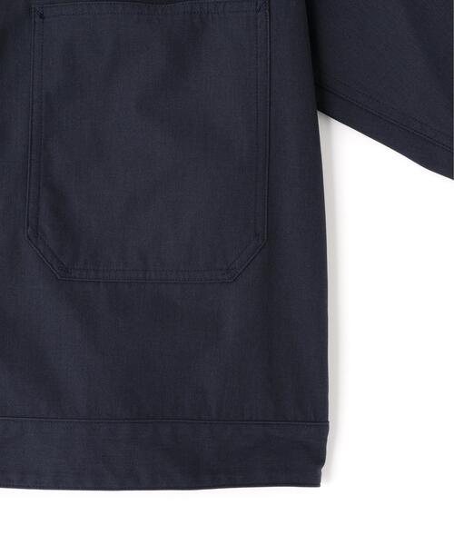 YLEVE（イレーヴ）の「Ｙ / ORGANIC COTTON / RECYCLE POLYESTER TWILL BLOUSON（ブルゾン・メンズ・ホワイト/ネイビー・4/1）」の7枚目の写真