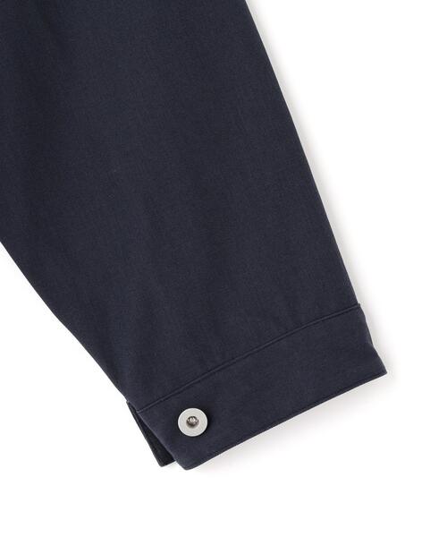 YLEVE（イレーヴ）の「Ｙ / ORGANIC COTTON / RECYCLE POLYESTER TWILL BLOUSON（ブルゾン・メンズ・ホワイト/ネイビー・4/1）」の6枚目の写真