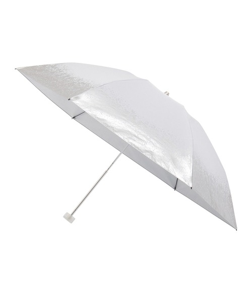 遮光100％ 遮熱 晴雨兼用 折りたたみ日傘 ”フワクール（Fuwacool White