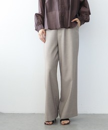 ヘリンボーンストレートパンツ
