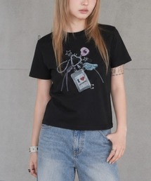 チャームモチーフプリントTシャツ