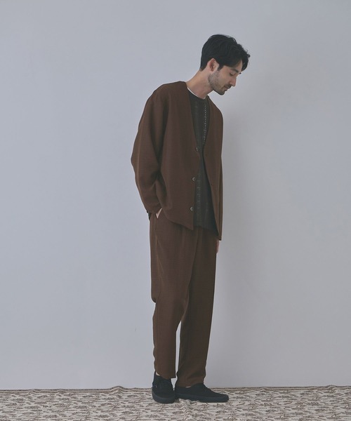 URBAN COLLECTION(アーバンコレクション)の「【URBAN COLLECTION/アーバンコレクション】ライトプリペラカーディガン(カーディガン/ボレロ・メンズ・ベージュ/チャコールグレー/ブラウン・L/XL/M/S)」の10枚目の写真