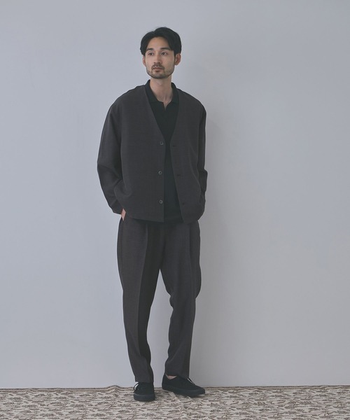 URBAN COLLECTION(アーバンコレクション)の「【URBAN COLLECTION/アーバンコレクション】ライトプリペラカーディガン(カーディガン/ボレロ・メンズ・ベージュ/チャコールグレー/ブラウン・L/XL/M/S)」の12枚目の写真