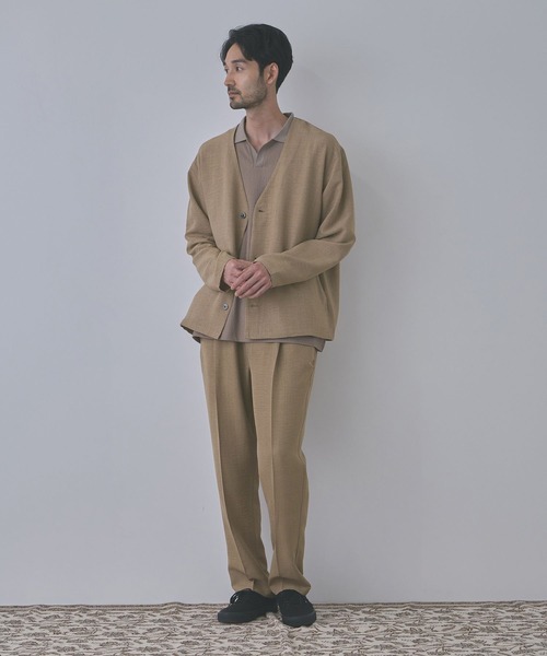 URBAN COLLECTION(アーバンコレクション)の「【URBAN COLLECTION/アーバンコレクション】ライトプリペラカーディガン(カーディガン/ボレロ・メンズ・ベージュ/チャコールグレー/ブラウン・L/XL/M/S)」の16枚目の写真