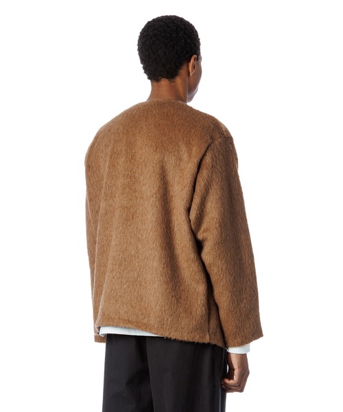 Sandinista(サンディニスタ)の「Frontman Shaggy Cardigan / シャギーカーディガン(カーディガン/ボレロ・メンズ・キャメル/ブラック/オレンジ・SMALL/LARGE/MEDIUM)」の11枚目の写真