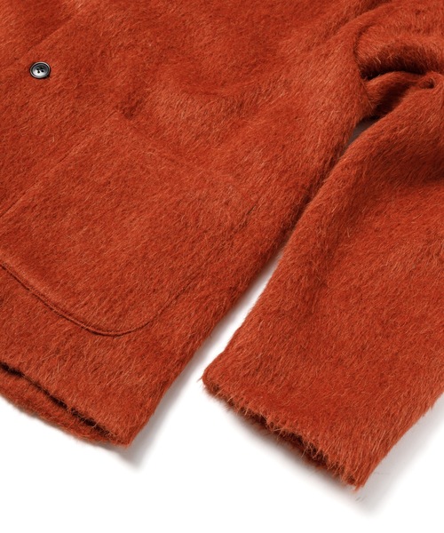 Sandinista(サンディニスタ)の「Frontman Shaggy Cardigan / シャギーカーディガン(カーディガン/ボレロ・メンズ・キャメル/ブラック/オレンジ・SMALL/LARGE/MEDIUM)」の6枚目の写真