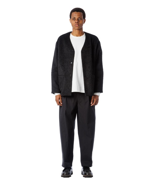 Sandinista(サンディニスタ)の「Frontman Shaggy Cardigan / シャギーカーディガン(カーディガン/ボレロ・メンズ・キャメル/ブラック/オレンジ・SMALL/LARGE/MEDIUM)」の14枚目の写真