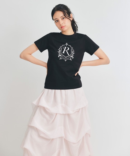 REDYAZEL(レディアゼル)の「エンブレムロゴTシャツ(Tシャツ/カットソー・レディース・ブラック/レッド/オフホワイト/ネイビー・FREE)」の14枚目の写真