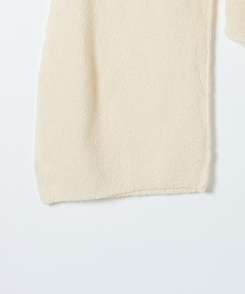 eL(エル)の「【eL】12G Boucle Loose Pullover/1044373(ニット/セーター・レディース・カーキ/オフホワイト/ピンク系その他・FREE)」の7枚目の写真