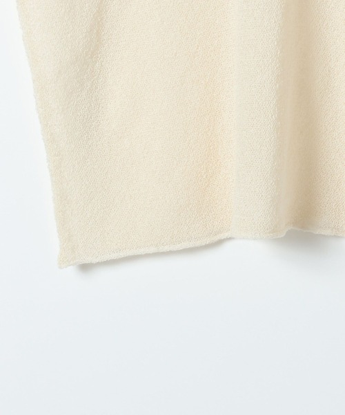 eL(エル)の「【eL】12G Boucle Loose Pullover/1044373(ニット/セーター・レディース・カーキ/オフホワイト/ピンク系その他・FREE)」の8枚目の写真
