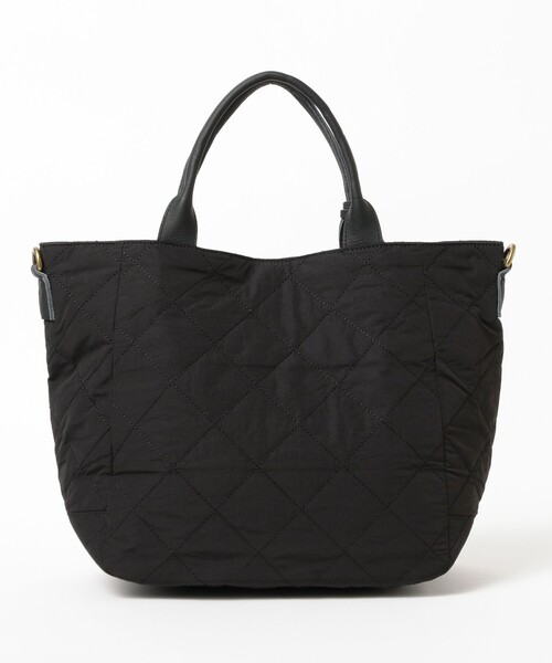 toleur(トーラ)の「【別注】toleur × Ray BEAMS / ナイロン キルトダブル ポケット バッグ(トートバッグ・レディース・ダークブラウン/ブラック/ナチュラル・ONE SIZE)」の10枚目の写真