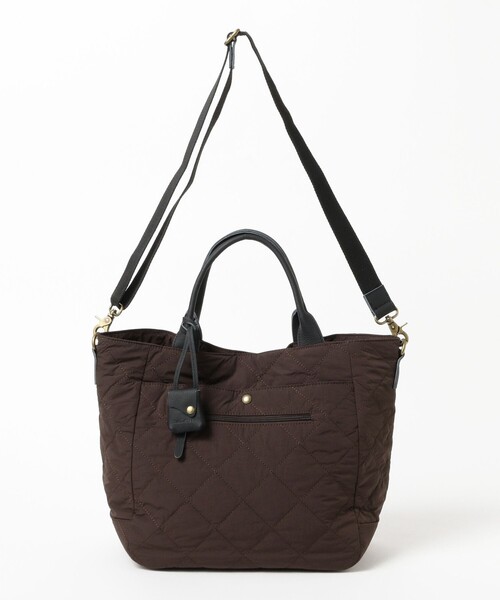 toleur(トーラ)の「【別注】toleur × Ray BEAMS / ナイロン キルトダブル ポケット バッグ(トートバッグ・レディース・ダークブラウン/ブラック/ナチュラル・ONE SIZE)」の15枚目の写真