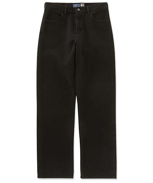 BLUE BLUE JAPAN(ブルーブルージャパン)の「ニジュウオリサシコ ダークブラック ジーンズ(カーゴパンツ・メンズ・ブラック・S/M/XL)」の1枚目の写真
