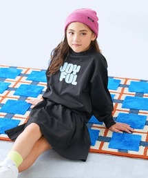 devirock（デビロック）の「【イージーウォッシュ】 長袖Tシャツ&スカート ガールズセットアップ(インパンツ付き)（セットアップ）」