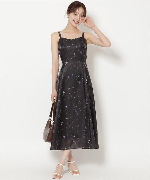WILLSELECTION(ウィルセレクション)の「シアーボタニカルキャミワンピース(ワンピース・レディース・ブラック/ピンク/ホワイト・FREE)」の21枚目の写真