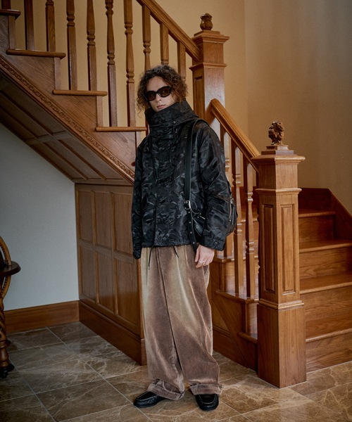 CASPER JOHN(キャスパージョン)の「Shadow camo short mods coat/シャドーカモショートモッズコート(モッズコート・メンズ・カーキ/ブラック・LARGE/MEDIUM/SMALL/X-SMALL)」の4枚目の写真