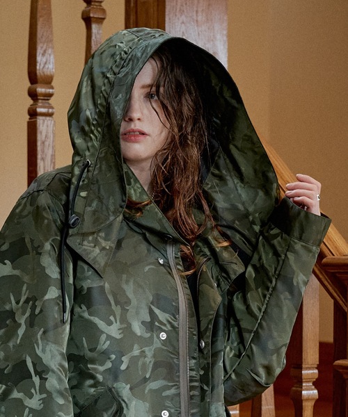 CASPER JOHN(キャスパージョン)の「Shadow camo short mods coat/シャドーカモショートモッズコート(モッズコート・メンズ・カーキ/ブラック・LARGE/MEDIUM/SMALL/X-SMALL)」の7枚目の写真
