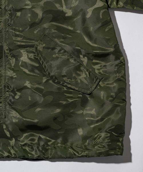 CASPER JOHN(キャスパージョン)の「Shadow camo short mods coat/シャドーカモショートモッズコート(モッズコート・メンズ・カーキ/ブラック・LARGE/MEDIUM/SMALL/X-SMALL)」の14枚目の写真