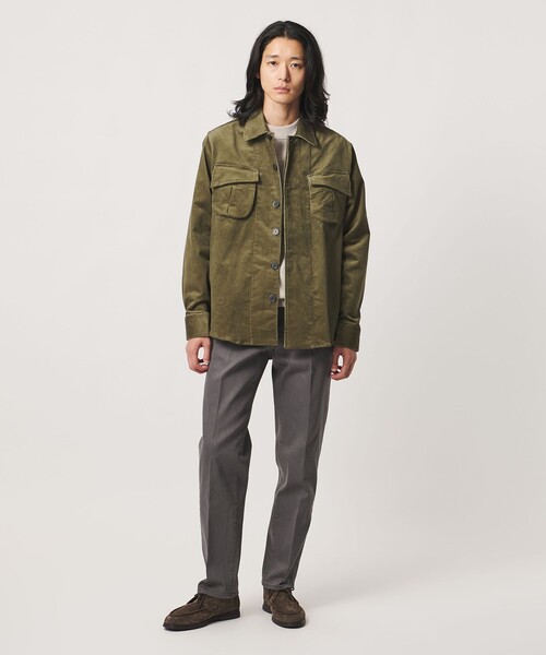 UNITED ARROWS(ユナイテッドアローズ)の「ドリル 5ポケット ベーシック ノープリーツ パンツ(チノパンツ・メンズ・グレー系/オフホワイト/ブラック・XL/L/M/S)」の5枚目の写真